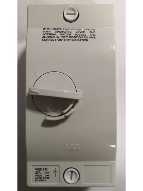 ABB 2P32A IP66 Isolator (WSD232)