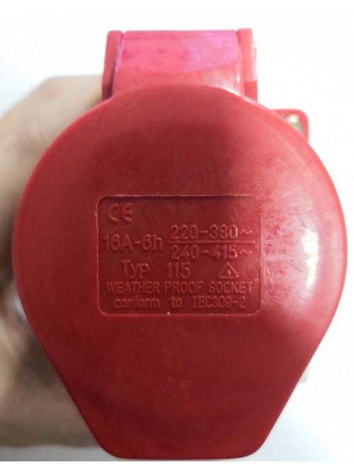5P16A Female CE Wall socket