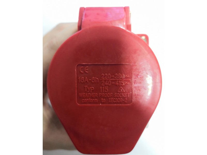 5P16A Female CE Wall socket