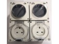 Schneider 2G13A Weatherproof switch socket (56C313/2)