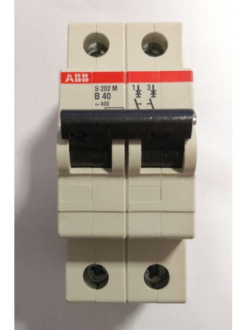 ABB 2P40A 10KA Type B MCB (S202M B40)