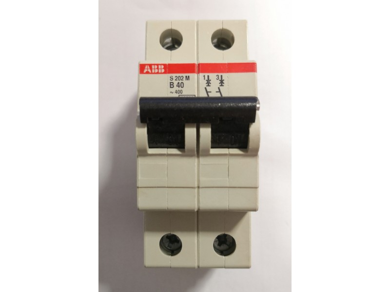 ABB 2P40A 10KA Type B MCB (S202M B40)