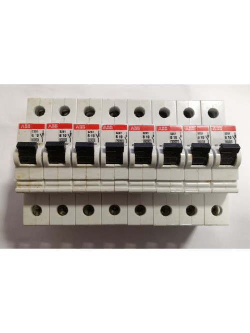 ABB 1P10A 6KA Type B MCB (S251 B10)