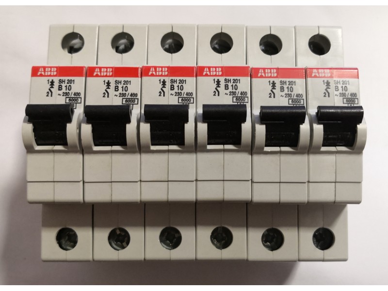 ABB 1P10A 6KA Type B MCB (SH201 B10)