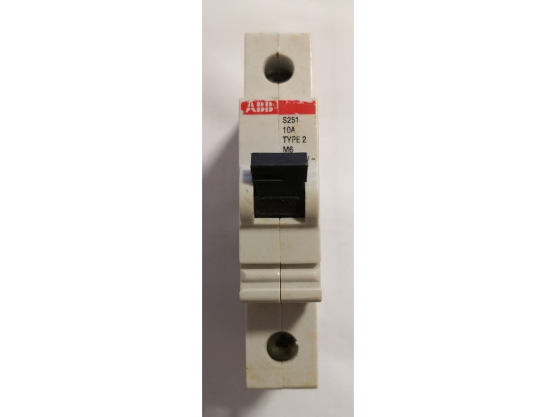 ABB 1P10A Type B MCB (S251 10A)