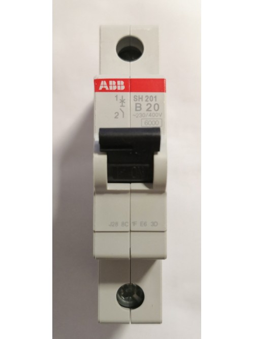 ABB 1P20A 6KA Type B MCB (SH201 B20)