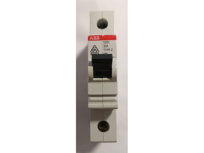 ABB 1P32A Type 2 MCB (S251)