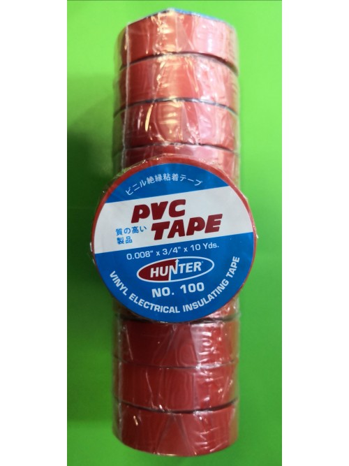 Hunter PVC Tape Red