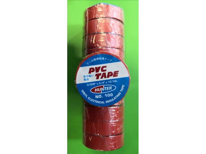 Hunter PVC Tape Red
