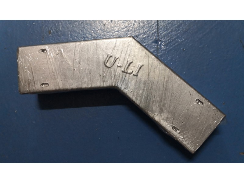 Uli 50mmx50mm 45Deg Elbow c/w Joint- HDG