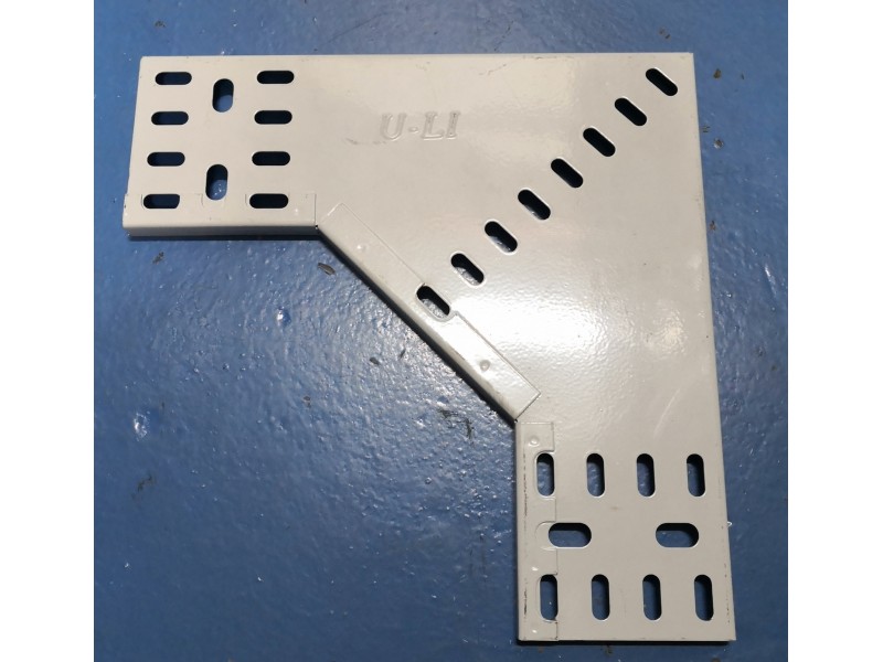 Uli 100mm G20 Cable Tray 90Deg Elbow- White