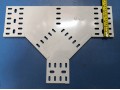 Uli (150x13) (100x13)G18 Cable Tray Unequal Tee- White Uli (150x13) (100x13)G18 Cable Tray Unequal Tee- White
