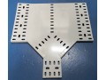 Uli (300x17) (100x13)G18 Cable Tray Unequal Tee- White Uli (300x17) (100x13)G18 Cable Tray Unequal Tee- White