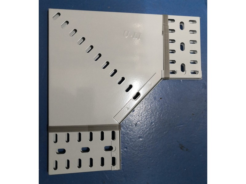 Uli 150mm G18 Cable Tray 90Deg Elbow- White