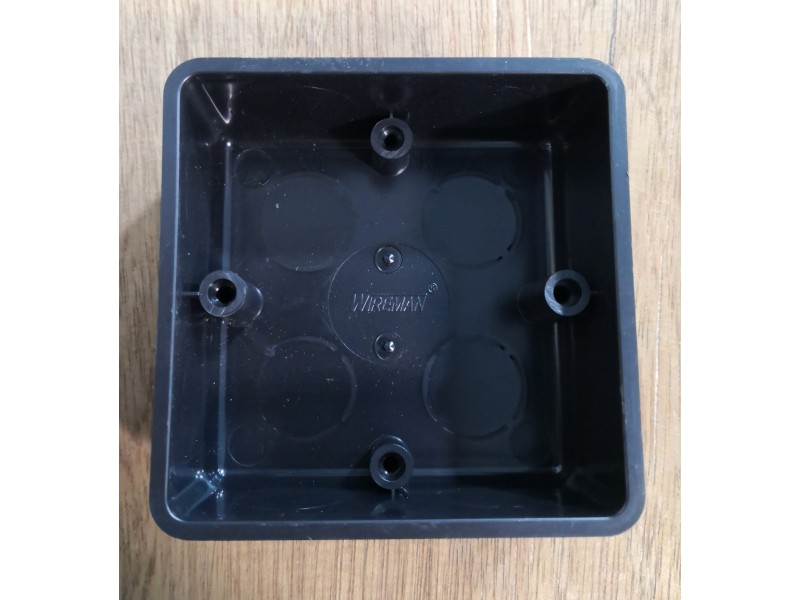 1Gang KO Box- Black