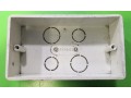 WIRA 2G PVC KO Box- White 
