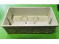 WIRA 2G PVC KO Box- White 