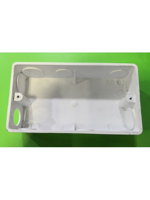 2G PVC KO Box- White 