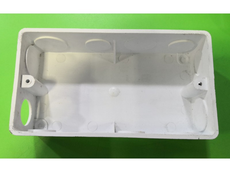 2G PVC KO Box- White 