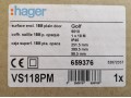 Hager 1Rx18W PVC Box (VS118PM)
