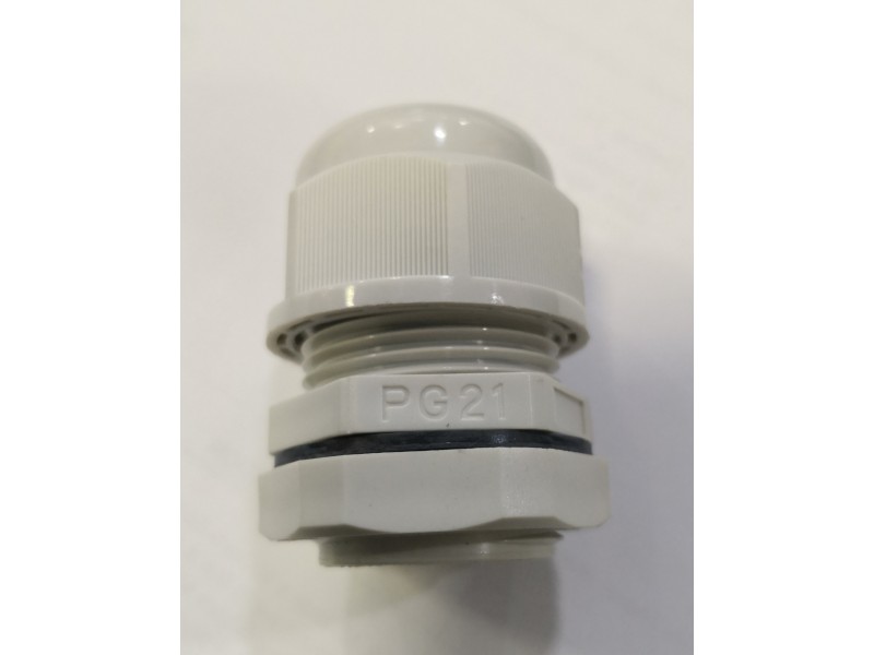 21w Gland spacer & locknut- White