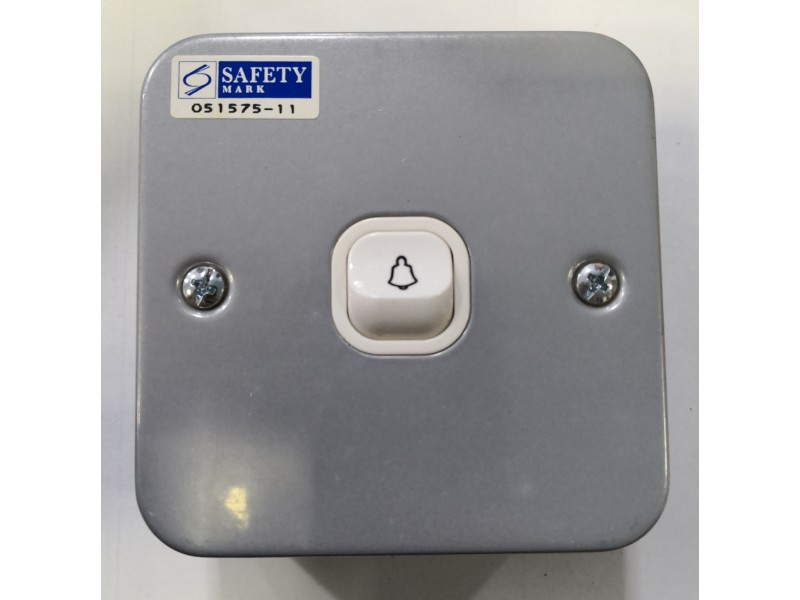 Neiken 1G1W Metalclad Bell Push Switch (N31100)