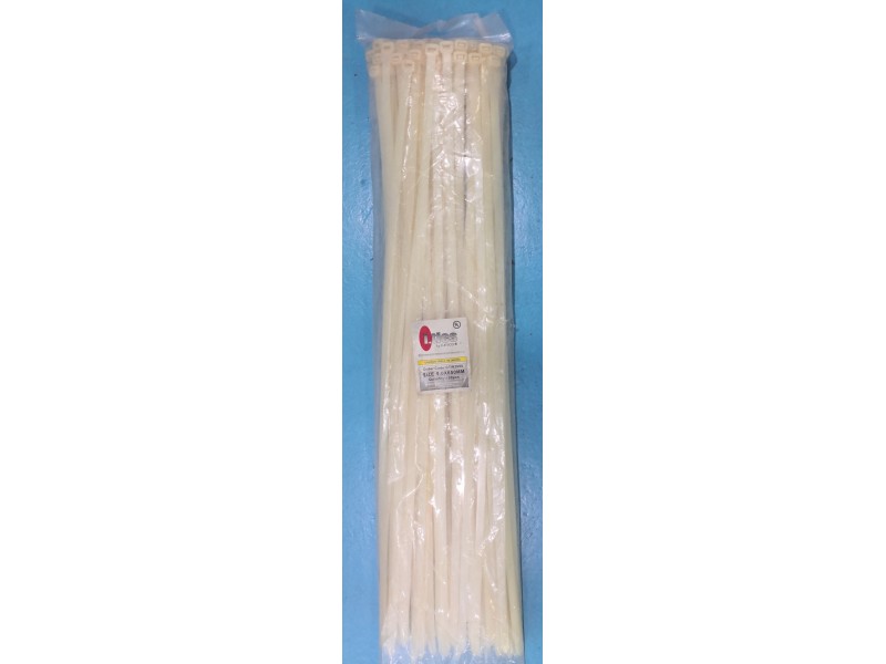 9(26") x 650mm Cable Tie (100pcs) -White