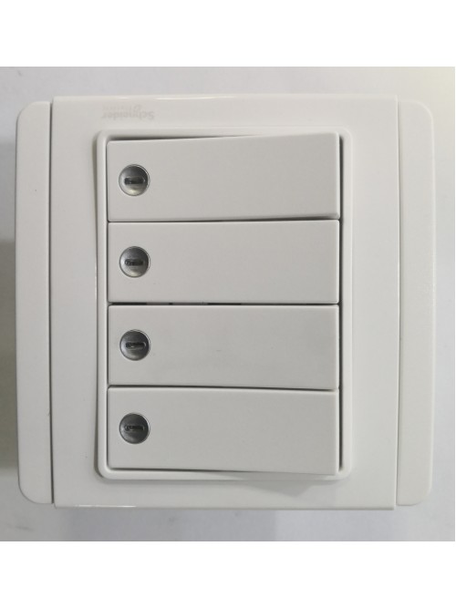 Schneider Neo 4G1W Switch -White (E3034H1_EWWW_G2)
