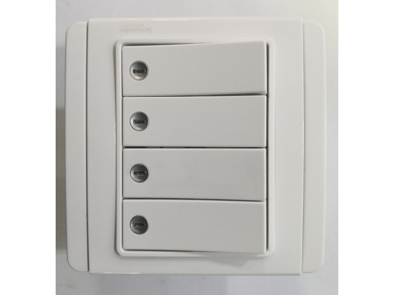 Schneider Neo 4G1W Switch -White (E3034H1_EWWW_G2)