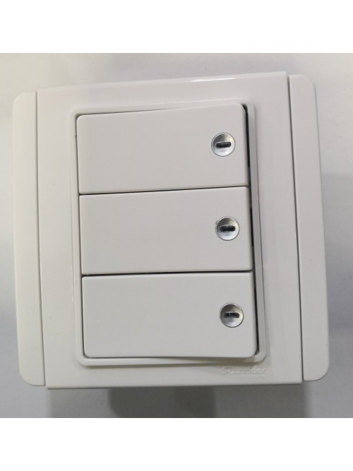 Schneider Neo 3G2W Switch -White (E3033H2_EWWW_G2)
