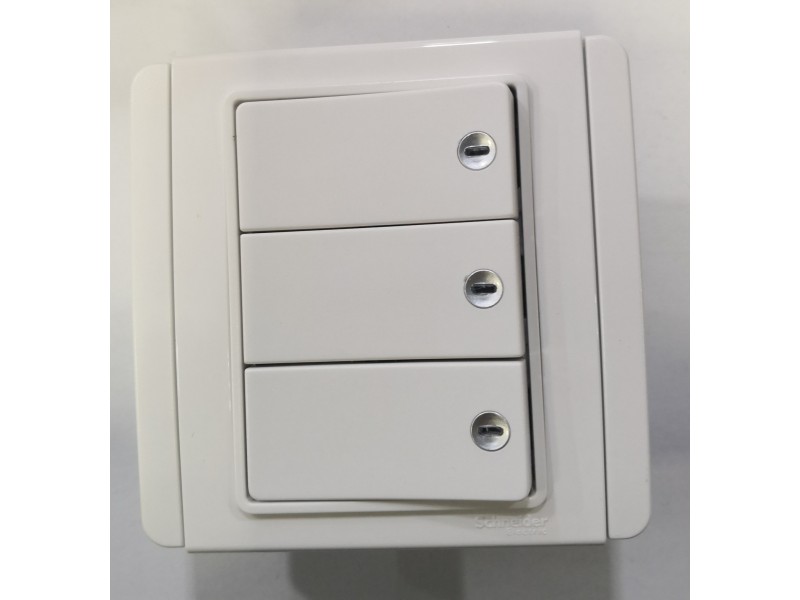 Schneider Neo 3G2W Switch -White (E3033H2_EWWW_G2)