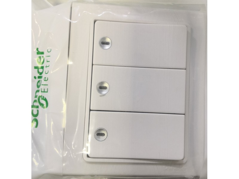 Schneider Neo 3G1W Switch -White (E3033H1_EWWW_G2)