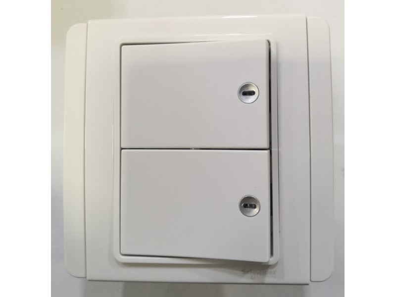 Schneider Neo 2G2W Switch -White (E3032H2_EWWW_G2)