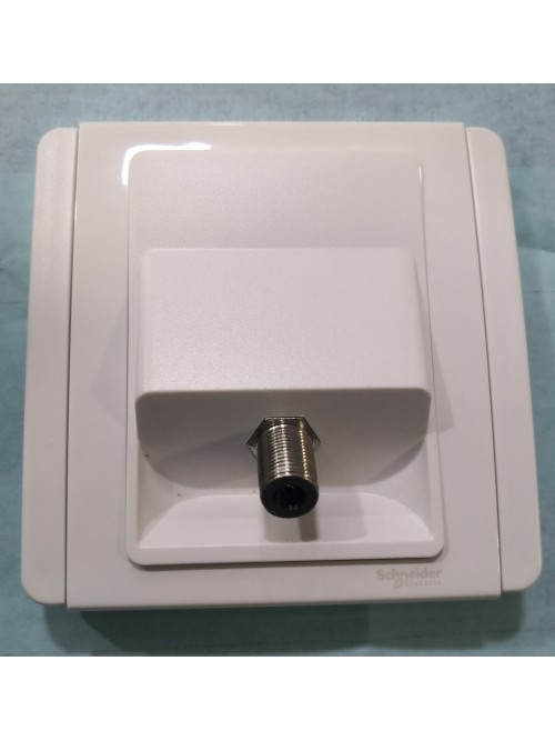 Schneider Neo 1G TVF Socket Outlet -White (E3031TVF-1-WW)