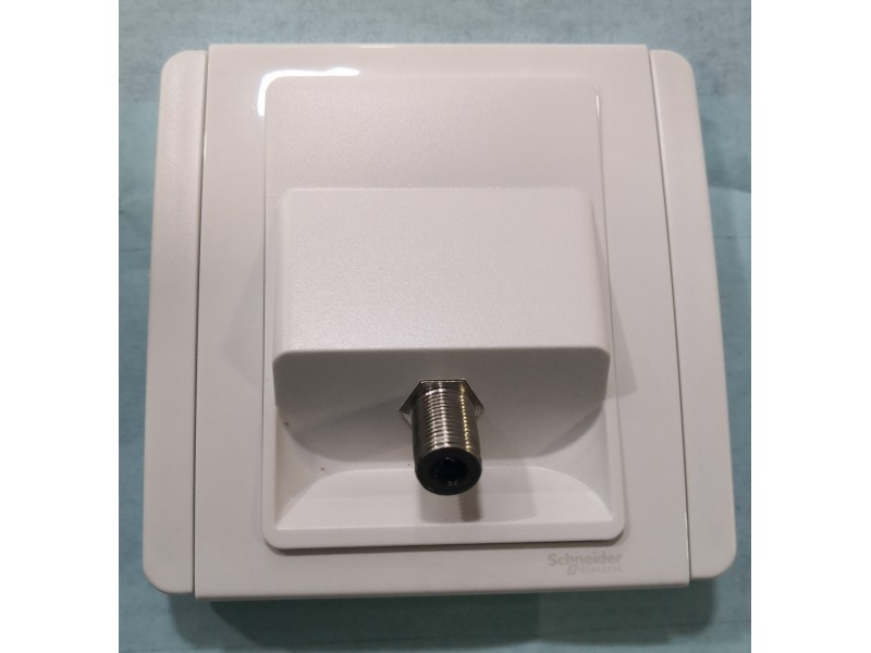 Schneider Neo 1G TVF Socket Outlet -White (E3031TVF-1-WW)