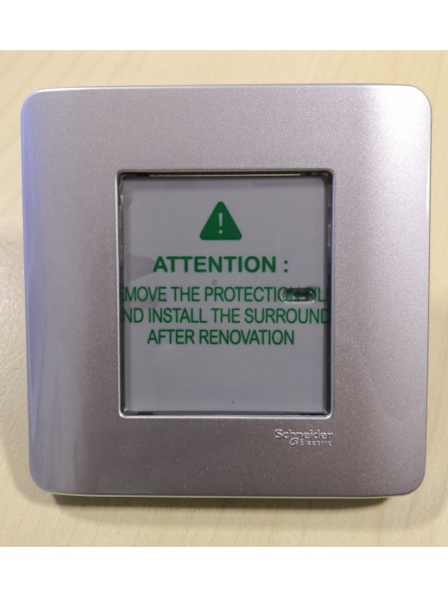 Schneider Zencelo 1G2W Switch -Silver Satin (E8431_2_SA_G2)