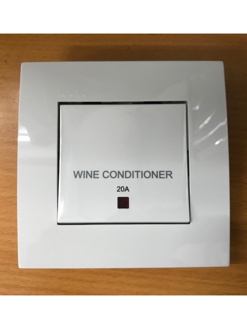 Schneider Vivace KB31D20NE 20A Double Pole Switch White