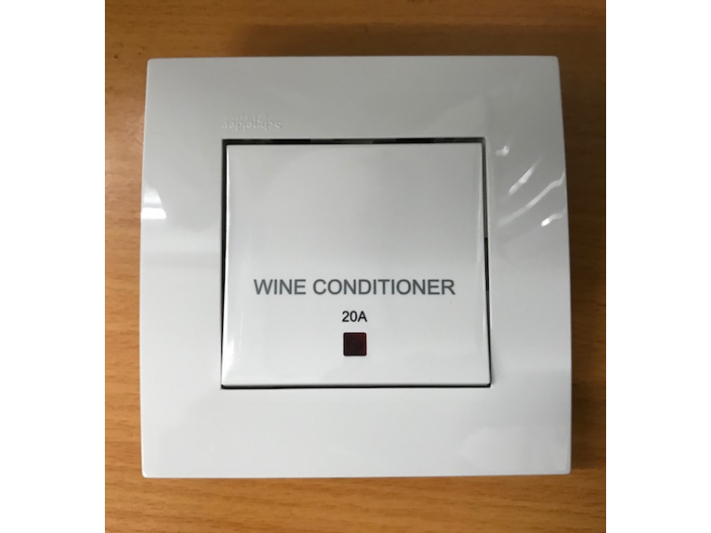 Schneider Vivace KB31D20NE 20A Double Pole Switch White