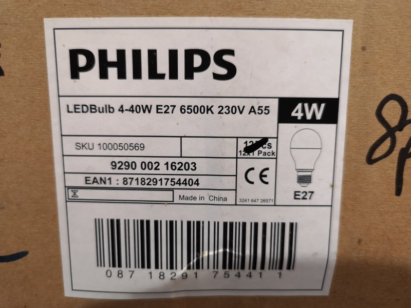 Philips LEDbulb 4W E27 
