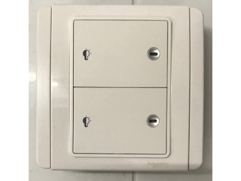 Schneider Neo 2 Gang Dimmer Switch E3032HD Schneider Neo 2 Gang Dimmer Switch E3032HD