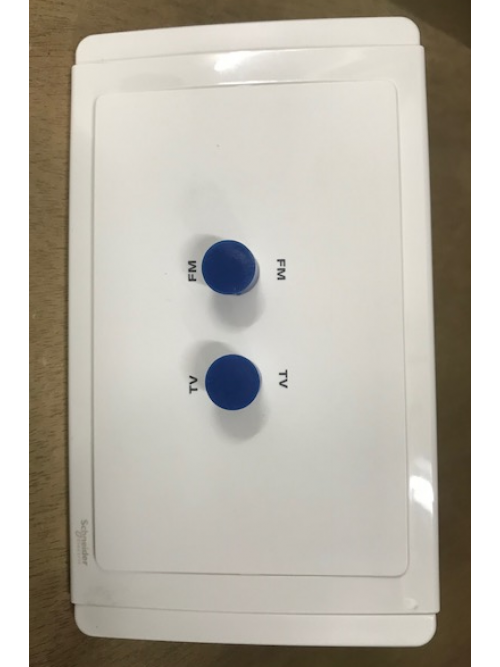 Schneider Neo ET3030HTFF TV/FM Outlet White