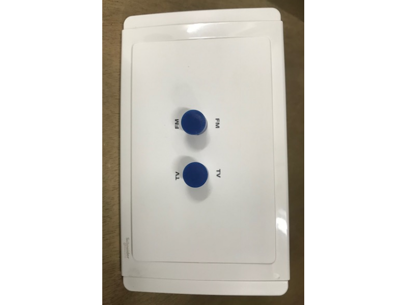 Schneider Neo ET3030HTFF TV/FM Outlet White