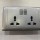 2G13A T&J Radiance Universal Power Socket - Gross Silver  