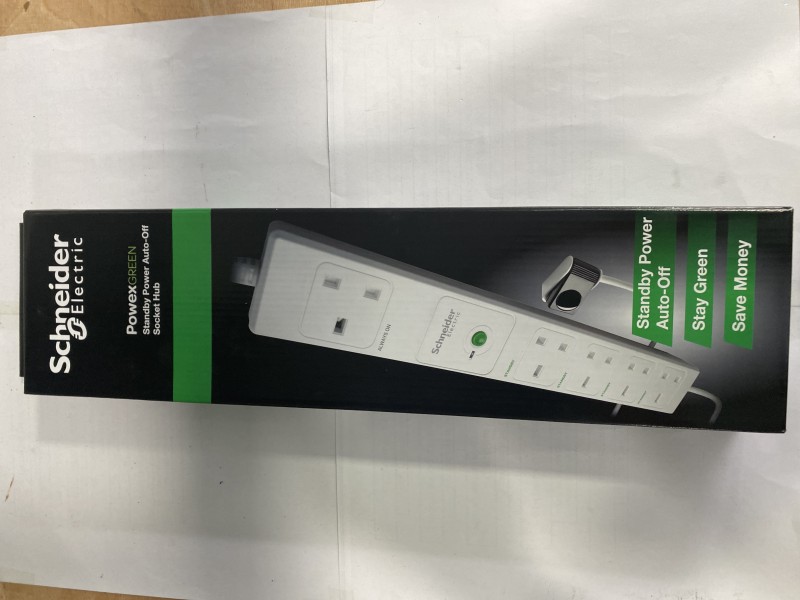 Schneider 5 way Extension Socket 