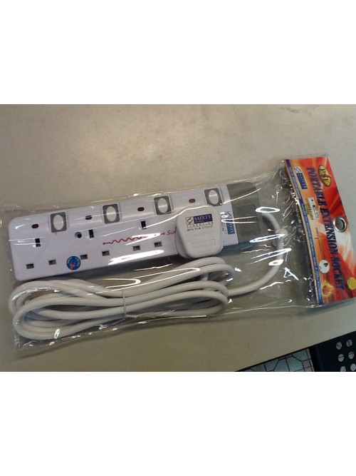 Extension socket with cable