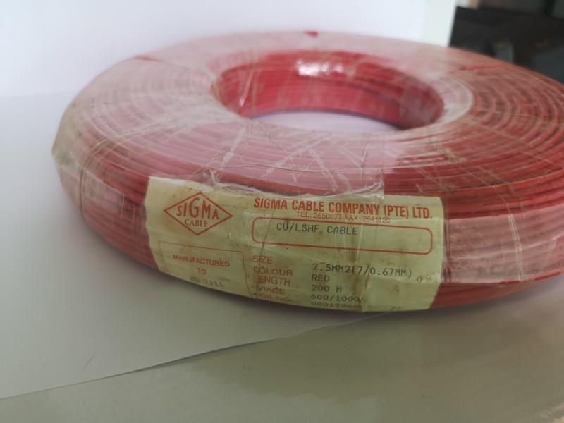 Sigma cable 2.5mm2 200m ( Red ) 