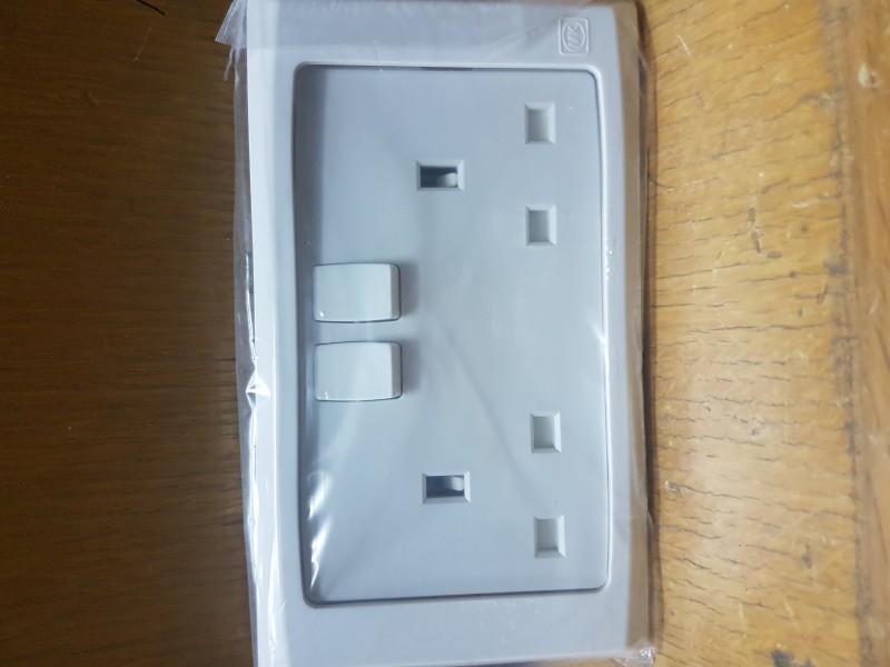 MK S2747 2 Gang 13A PVC SSO